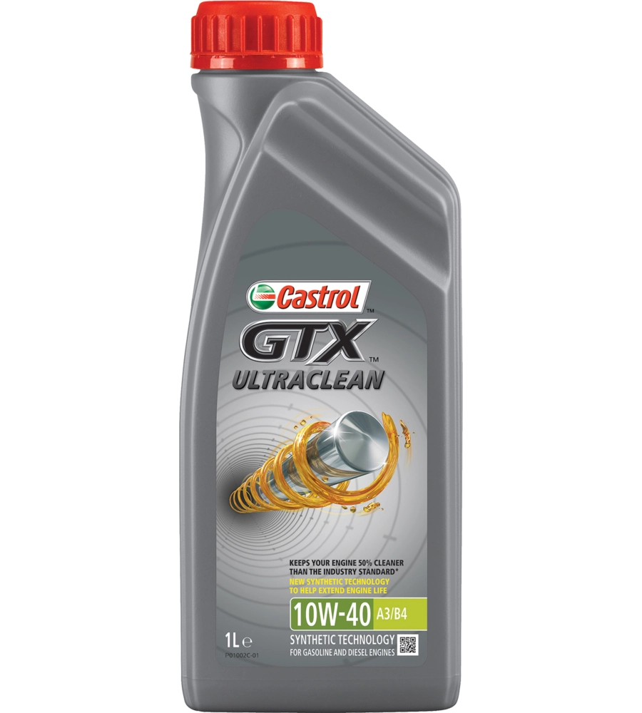 Olio motore auto gtx ultraclean 10w40 a3/b4 1l lubrificante